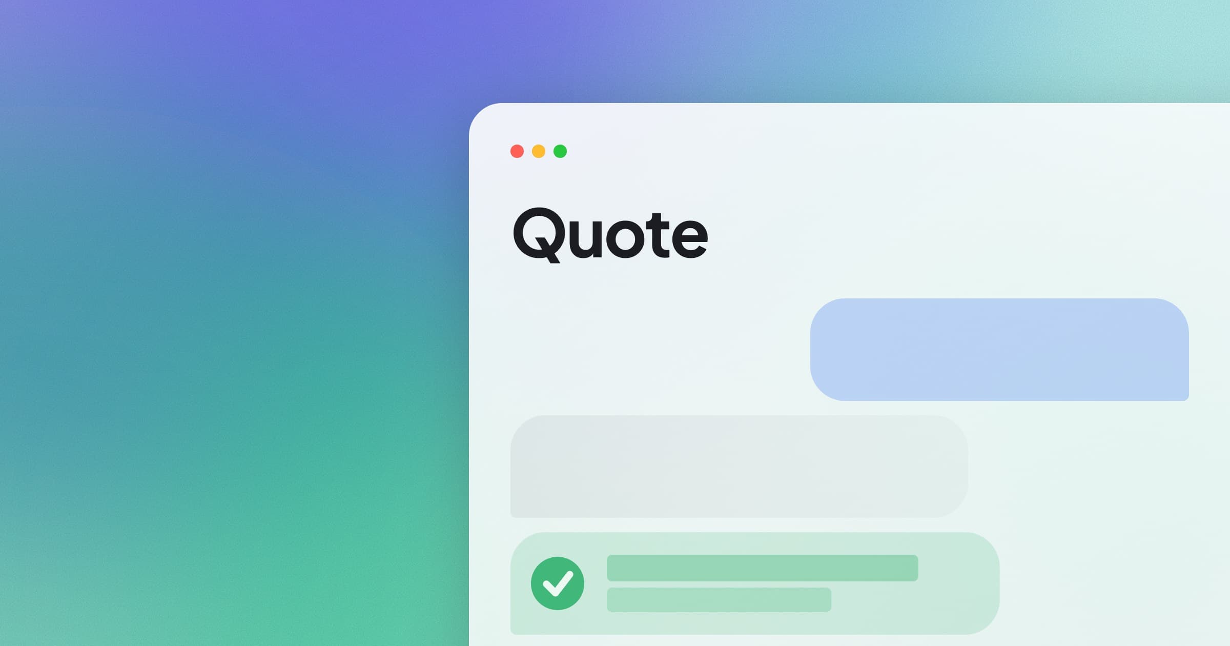 Google removed request-a-quote. Put a front desk behind the link